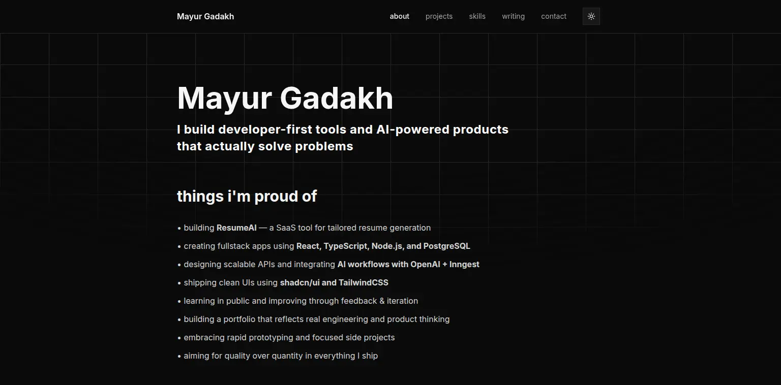 Personal Portfolio (This Site)